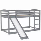 Twin over Twin Bunk Bed with Slide and Ladder