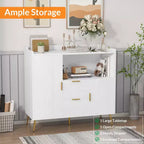 40-Inch Kitchen Cabinet with Microwave Shelf, Drawers and Storage