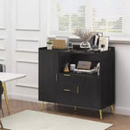 40-Inch Kitchen Cabinet with Microwave Shelf, Drawers and Storage