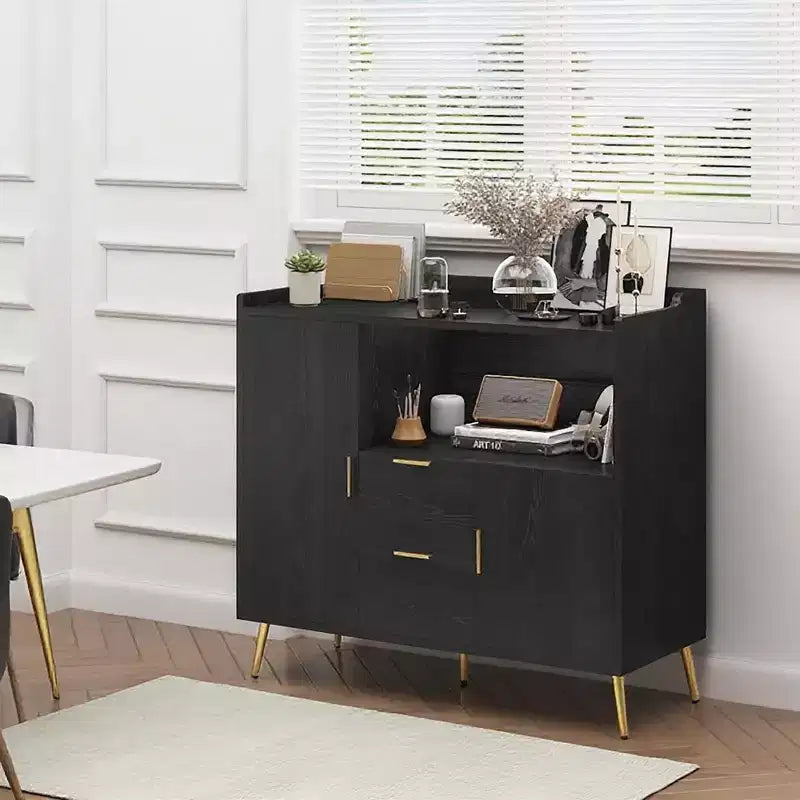 40-Inch Kitchen Cabinet with Microwave Shelf, Drawers and Storage