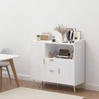 40-Inch Kitchen Cabinet with Microwave Shelf, Drawers and Storage