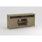 TV Stand with Adjustable Shelves for TVs Up to 63 Inches