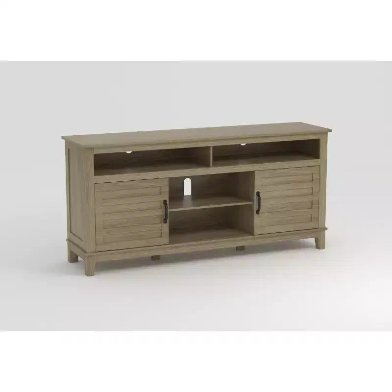 TV Stand with Adjustable Shelves for TVs Up to 63 Inches