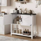 Sideboard Buffet Cabinet with 2 Doors and Shelf – Console Table for Entryway, Living Room and Hallway