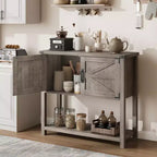 Sideboard Buffet Cabinet with 2 Doors and Shelf – Console Table for Entryway, Living Room and Hallway